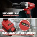 BW20-50 Brushless Cordless Impact Wrench 20V 500 Nm Li-ion | EnvMart