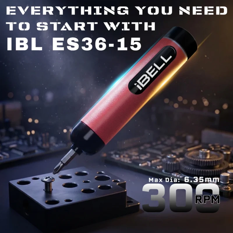 Cordless Electric Screwdriver Set ES36-15, 4V, 10Nm, 27 Bits, LED – Power Tools | EnvMart