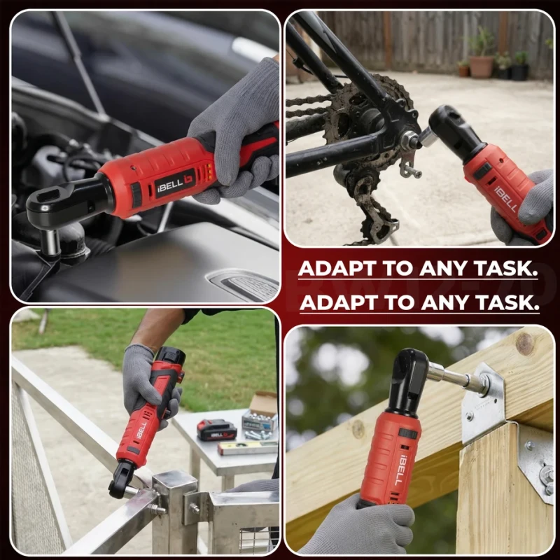 Cordless Ratchet Wrench Brushless IBL BW12-70, 70 Nm, 12V, 1500mAh | EnvMart