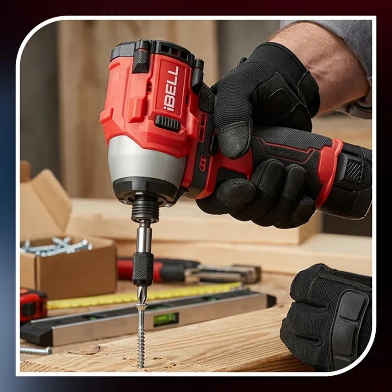 Cordless Impact Screw Driver IBL BD12-19 Brushless Motor 185 Nm Torque 2-Speed Hex Chuck | EnvMart