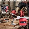 IBL BD20-22 Cordless Brushless Impact Screwdriver 20V, 220Nm, 3-Speed, Hex Chuck | EnvMart