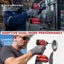 IBL BD20-22 Cordless Brushless Impact Screwdriver 20V, 220Nm, 3-Speed, Hex Chuck | EnvMart