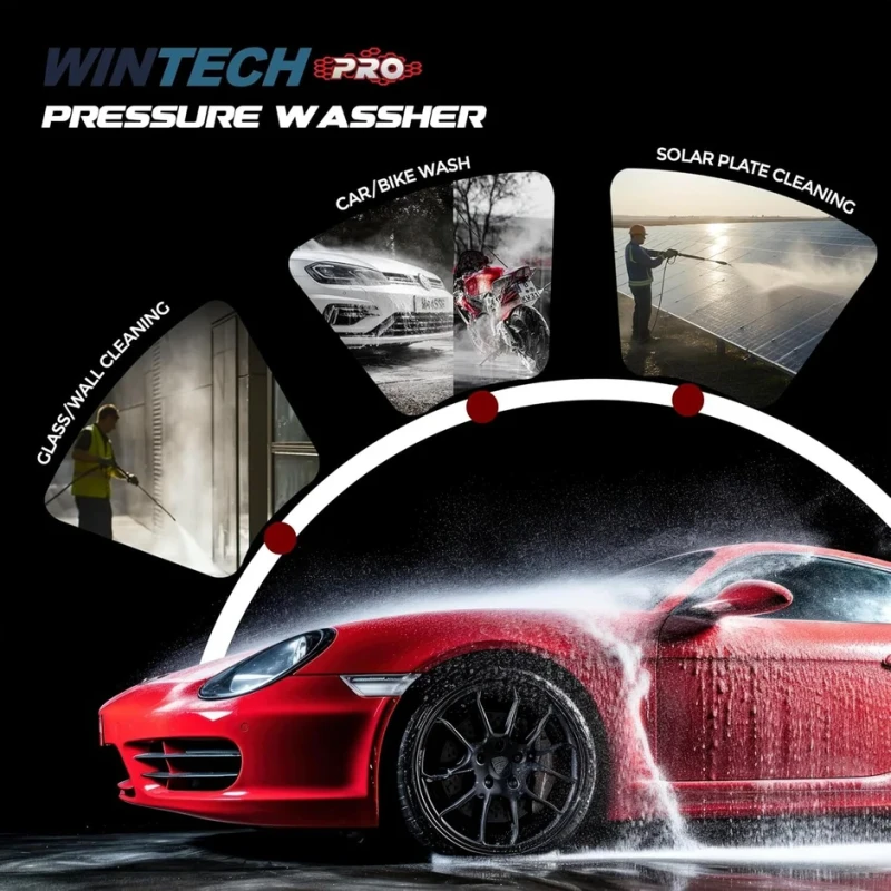 High Pressure Car Washing Machine 1600W 130 Bar 400 L/hr Cleaner | EnvMart