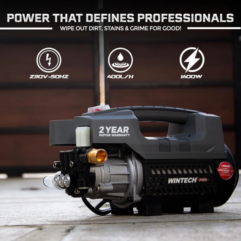 High Pressure Car Washing Machine 1600W 130 Bar 400 L/hr Cleaner | EnvMart