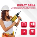 iBELL ID13-75 Impact Drill 13mm 650W Variable Speed 2800RPM | EnvMart