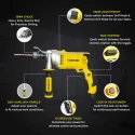 Electric Impact Drill VR ID13-30 1100W 13mm Keyless Chuck Variable Speed | Power Tools | EnvMart