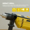 Impact Drill Tool Set VR TD13-139, 650W, 13mm Chuck, 2800 RPM, Accessories | EnvMart