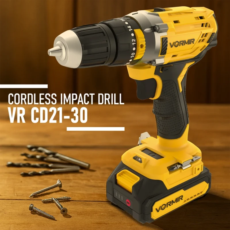 iBELL VR CD21-30 Cordless Impact Drill Driver 20V Max Li-ion 2Ah Battery BMC | EnvMart