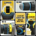 iBELL VR CD21-30 Cordless Impact Drill Driver 20V Max Li-ion 2Ah Battery BMC | EnvMart