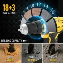 iBELL VR CD21-30 Cordless Impact Drill Driver 20V Max Li-ion 2Ah Battery BMC | EnvMart