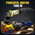 VORMIR VR AG10-06 Angle Grinder 100mm 1100W 220V 11000 RPM Class 2 Protection | EnvMart