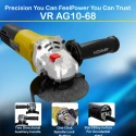 VORMIR VR AG10-68 Angle Grinder 100mm, 680W, 11000 RPM, Class II | EnvMart