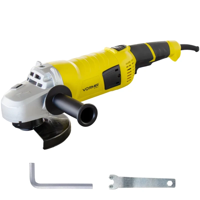 Angle Grinder 180mm, 2400W, 8500 RPM, Class II Protection | EnvMart