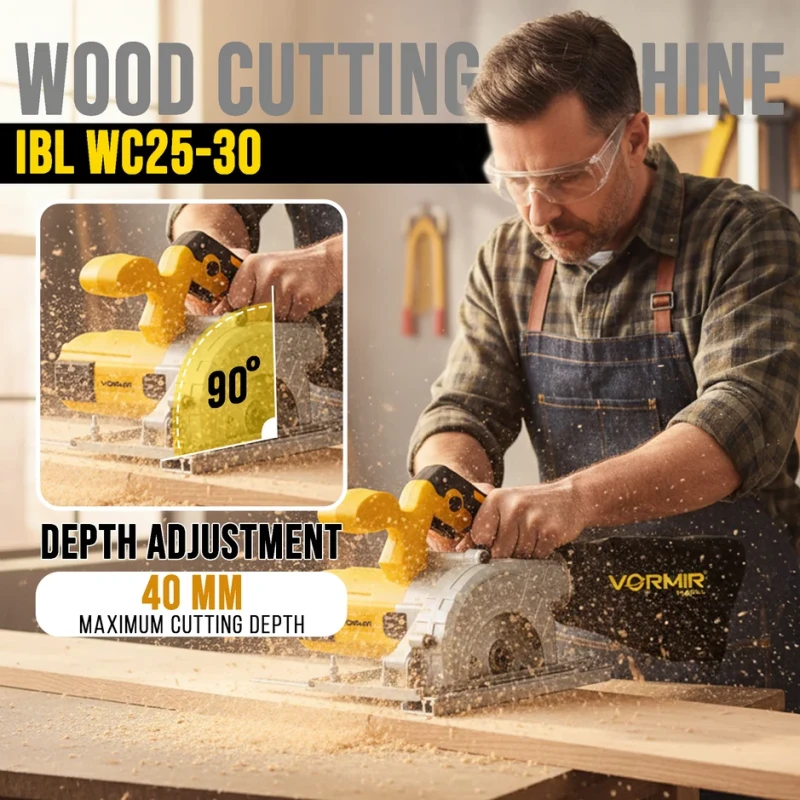 Hand Held Wood Cutting Machine 1250W, 13,000 RPM, Dust-Free, Class II Protection | EnvMart