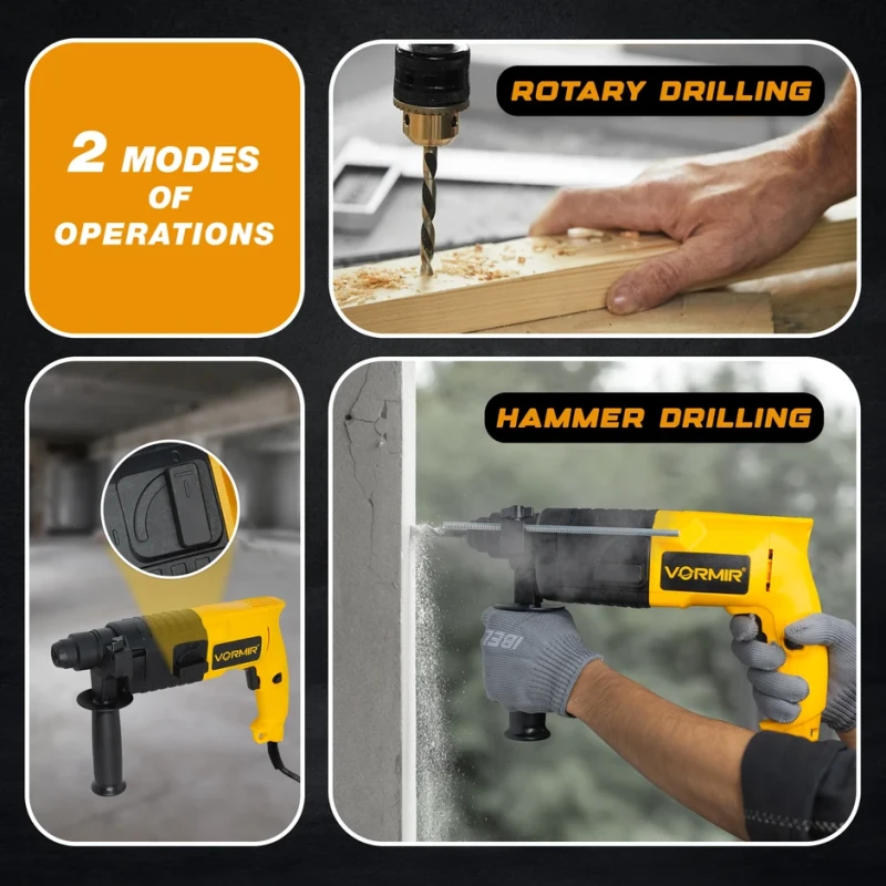 VR RH20-23 Rotary Hammer Drill 20 mm 500W SDS Plus | EnvMart
