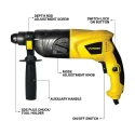 Rotary Hammer Drill VR RH20-25 20 mm 500W SDS Plus 850 RPM Two-Mode | EnvMart