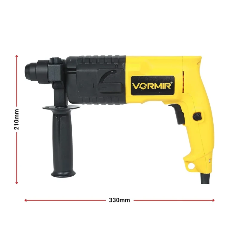 Rotary Hammer Drill VR RH20-25 20 mm 500W SDS Plus 850 RPM Two-Mode | EnvMart