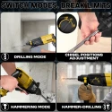 VR RH26-24 Rotary Hammer Drill 26mm SDS Plus, 800W, 220V, 3 J Impact Energy | EnvMart