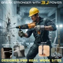 VR RH26-24 Rotary Hammer Drill 26mm SDS Plus, 800W, 220V, 3 J Impact Energy | EnvMart