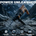 VR RH26-24 Rotary Hammer Drill 26mm SDS Plus, 800W, 220V, 3 J Impact Energy | EnvMart
