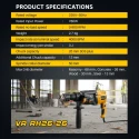 Hammer Drill VR RH 26-26, 26 mm SDS Plus, 780W, 220V, 3-Mode Rotary Hammer | EnvMart