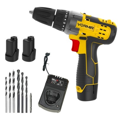 Cordless Driver Drill 12V VR CD12-46, Dual Li-Ion Battery, 25Nm Torque, Fast Charger | EnvMart