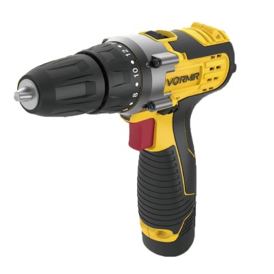 Cordless Driver Drill VR CD12-45, 12V, 25Nm, Dual 1500mAh Li-Ion Batteries, 10mm Keyless Chuck | EnvMart