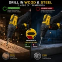 Cordless Driver Drill VR CD12-45, 12V, 25Nm, Dual 1500mAh Li-Ion Batteries, 10mm Keyless Chuck | EnvMart