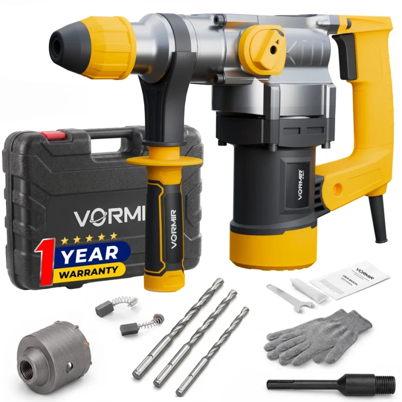 Rotary Hammer Drill VR RH28-101 1000W 750 RPM SDS Plus 28mm Concrete | EnvMart