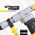Demolition Hammer 1150W 17mm HEX 10J Impact Energy VR DH10-78 | EnvMart