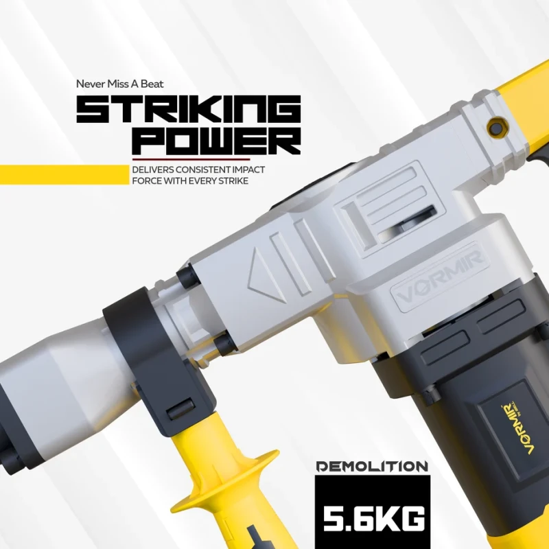 Demolition Hammer 1150W 17mm HEX 10J Impact Energy VR DH10-78 | EnvMart