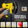 Heavy Duty Drywall Sander, 215 mm (9 Inch), 1300W, 230V, Variable Speed 1400–2600 RPM, Dust Collection, LED, Detachable Edge Gua