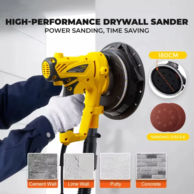 Drywall Sander VR DS18-90 900W 180mm Variable Speed | EnvMart