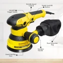 Orbital Sander VR OS23-46, 300W, Variable Speed 4000–12000 RPM, 125mm Pad, Efficient Dust Collection | EnvMart