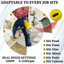 Paint Mixer VR PM12-50 1200W Variable Speed 16mm Chuck Heavy Duty | EnvMart