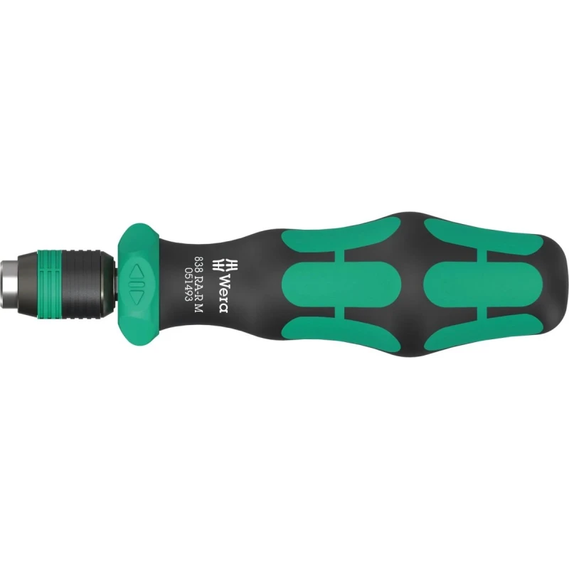 Wera Tools 05051493001 Bitholding Ratcheting Screwdriver Rapidaptor Kraftform | EnvMart