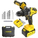 VR BD21-80 Cordless Brushless Impact Drill 80 Nm, 2-Speed, 4.0Ah, BMC Case | EnvMart