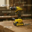 iBELL VR BD21-45 Cordless Impact Drill 20V Max, Brushless, 45Nm, 2-Speed, 2.0Ah Battery, 13mm Chuck | EnvMart
