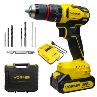 iBELL VR BD21-45 Cordless Impact Drill 20V Max, Brushless, 45Nm, 2-Speed, 2.0Ah Battery, 13mm Chuck | EnvMart
