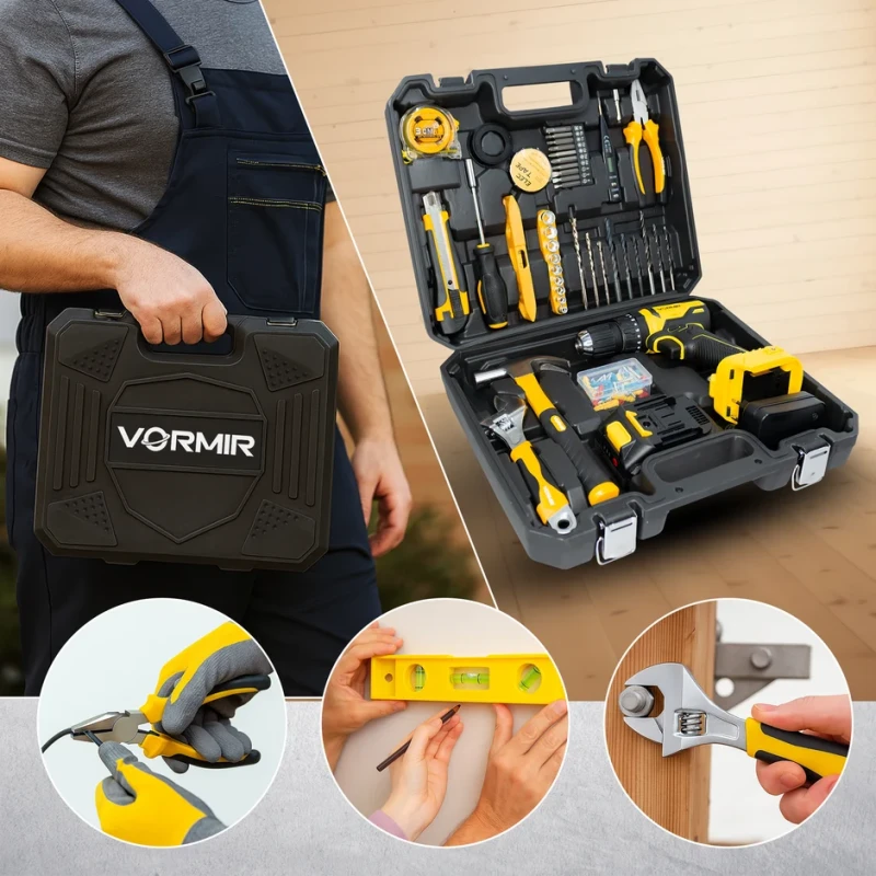 Cordless Impact Drill Toolbox VR BT21-38, Brushless, 20V Max, 38Nm, Li-ion | EnvMart