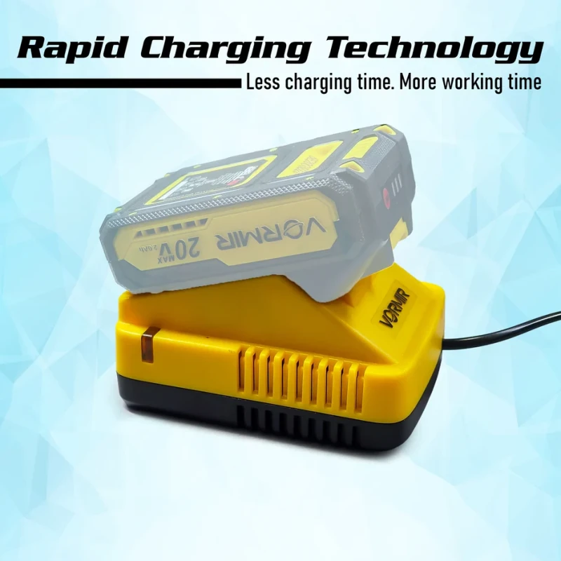 VORMIR VR LXV1C Li-ion Battery Charger 2.3A, 21V, Universal Cordless Tool Accessory | EnvMart