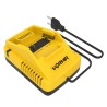 VORMIR SMART POWER SERIES 21V 2.3A Fast Charger | Compatible with VORMIR SPS Cordless Tools, LXV1C0V000