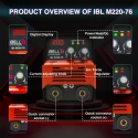iBELL M220-76 MMA Welding Machine 220A IGBT Inverter, VRD, Hot Start, Portable | EnvMart