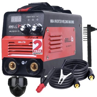 iBELL M220-76 MMA Welding Machine 220A IGBT Inverter, VRD, Hot Start, Portable | EnvMart