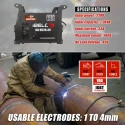 M220-39 MMA Welding Machine 220A IGBT Inverter, Hot Start, ARC Force, VRD, IP21S | EnvMart