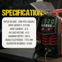 M320-104D MMA Inverter Welding Machine 320A IGBT 220V Hot Start & Lift TIG | EnvMart
