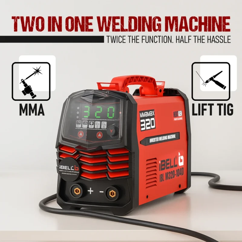 M320-104D MMA Inverter Welding Machine 320A IGBT 220V Hot Start & Lift TIG | EnvMart
