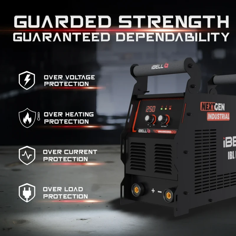M400-41 Industrial MMA Inverter Welding Machine 250A, 3 PCB, Single Phase | EnvMart