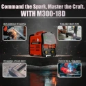 M300-18D MMA Welding Machine 300A, 8.4 KVA, Heavy Duty, Digital LCD, 220V | EnvMart