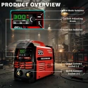 M300-18D MMA Welding Machine 300A, 8.4 KVA, Heavy Duty, Digital LCD, 220V | EnvMart